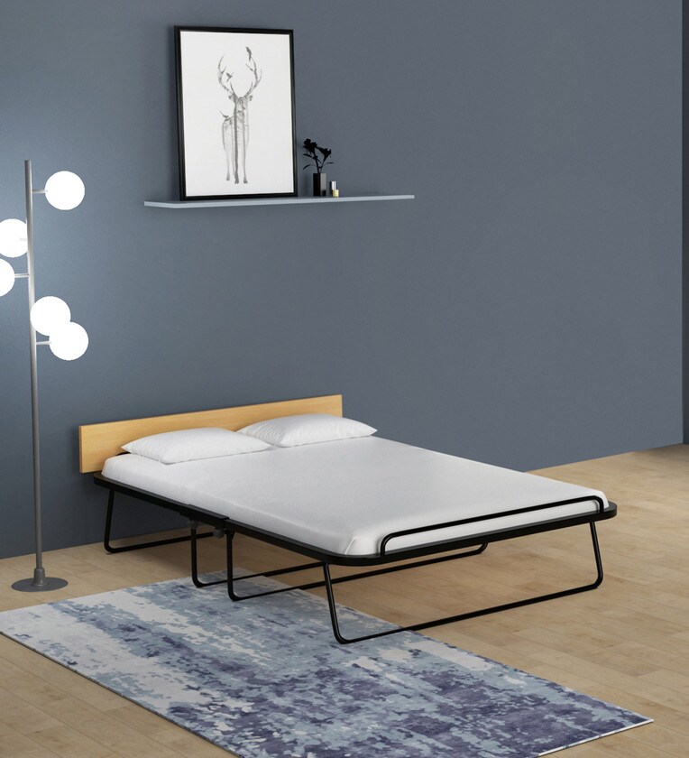 Buy Premium Foldable Queen Size Bed (with Wheels)with Free Mattress by Camabeds Online Folding