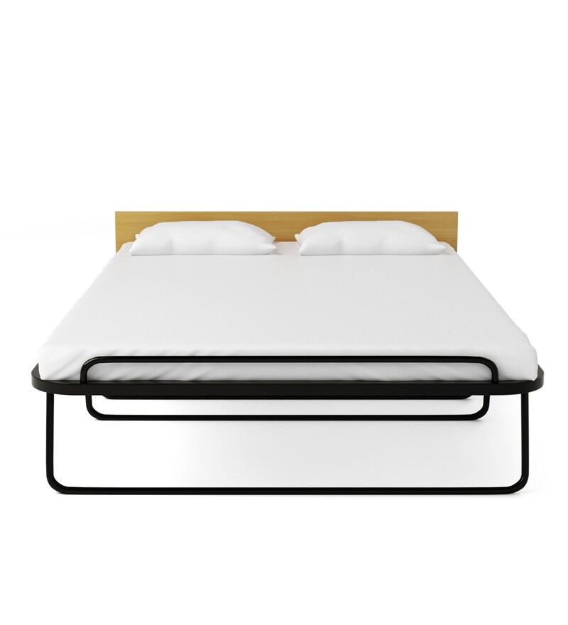 Buy Premium Foldable Queen Size Bed (with Wheels)with Free Mattress by