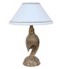 Eagle  White Shade Table Lamp With Cotton Base