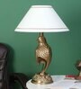 Eagle  White Shade Table Lamp With Cotton Base
