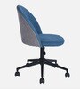Eames Fabric Guest Chair in Blue Colour with Revolving Base