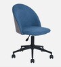 Eames Fabric Guest Chair in Blue Colour with Revolving Base