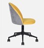 Eames Fabric Guest Chair in Yellow Colour with Revolving Base