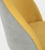 Eames Fabric Guest Chair in Yellow Colour with Revolving Base