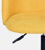 Eames Fabric Guest Chair in Yellow Colour with Revolving Base