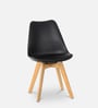 Eames Plastic Iconic Chair in Zeta Black Colour