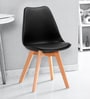 Eames Plastic Iconic Chair in Zeta Black Colour