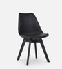 Eames Plastic Iconic Chair in Jet Black Colour