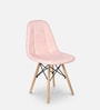 Alonso Leatherette Iconic Chairs in Pink Colour