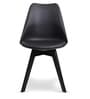 Eames Plastic Iconic Chair in Jet Black Colour