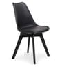 Eames Plastic Iconic Chair in Jet Black Colour