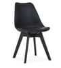 Eames Plastic Iconic Chair in Jet Black Colour