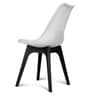 Eames Plastic Iconic Chair in White & Black Colour
