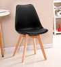 Eames Plastic Iconic Chair in Zeta Black Colour