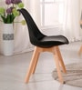 Eames Plastic Iconic Chair in Zeta Black Colour