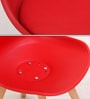Eames Plastic Iconic Chair in Red Colour