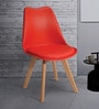 Eames Plastic Iconic Chair in Red Colour