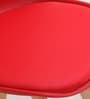 Eames Plastic Iconic Chair in Red Colour