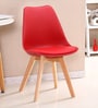Eames Plastic Iconic Chair in Red Colour