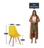 Eames Plastic Iconic Chair in Yellow Colour