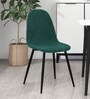 Finch Fox Jax Fabric Dining Chair In Teal Colour