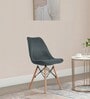 Eames Fabric Iconic Chair in Dark Grey Colour