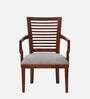 Eamont Solid Wood Arm Chair in Scratch Resistant Honey Oak Finish