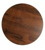 Ean Round Coffee Table in Brown Finish