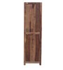 Earl Solid Wood Book Shelf in Rustic Teak Finish