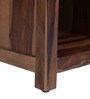 Earl Solid Wood Book Shelf in Rustic Teak Finish