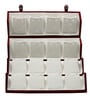 Maroon Earring Jhumka Foldable Jewellery Organizer Box
