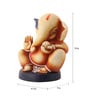 Earth Multicolour Polyresin Abstract Modern Designer Ganesha's Statue