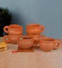 Rylan 200ml Brown (Set of 6) Terracotta Coffee Mug