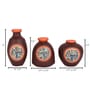 Earthen Miniatures Brown Terracotta (Set of 3) Vases