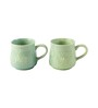 Earthenware Teal 180ml Pastel Green Ceramic (Set of 2) Tea Cup
