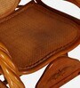 Ease Bamboo Rocking Chair In Teak Finish with Foot Roller Massage