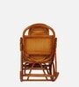 Ease Bamboo Rocking Chair In Teak Finish with Foot Roller Massage