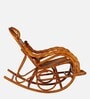 Ease Bamboo Rocking Chair In Teak Finish with Foot Roller Massage