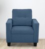 By Duroflex Ease Fabric 1 Seater Sofa In Blue Colour