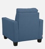 Ease Fabric 1 Seater Sofa In Blue Colour