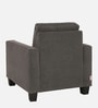 Ease Fabric 1 Seater Sofa in Grey Colour