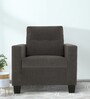 Duroflex Ease Fabric 1 Seater Sofa in Grey Colour