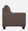 Ease Fabric 1 Seater Sofa In Saddle Brown Colour