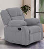 Ease Manual 1 Seater Recliner In Misty Grey Color