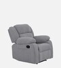 Ease Manual 1 Seater Recliner In Misty Grey Color