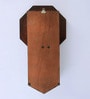 Walnut Finish Solid Wood Pendulum Clock