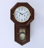 Walnut Finish Solid Wood Pendulum Clock