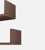Easton Wall Shelf In Dark Acacia Color