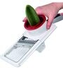 Handheld White & Red Plastic Handheld Slicer