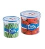 Easy Lock Stackable Set of 2 Food Containers, 700 ML & 1250 ML